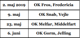 trekant O kalender 2019
